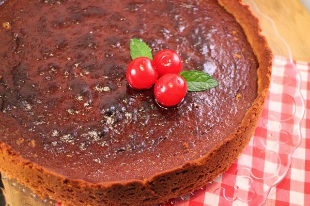 Tarta de chocolate y leche condensada