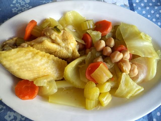 Sopa de Pollo y Verduras