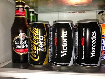 Comparte CocaCola con... la nueva campaña que me encanta !