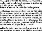gitanitos Cai, toreros gabachos Nimes, mozos catalanes tiros entrar quintas...
