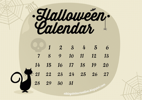 IMPRIMIBLE: CALENDARIO OCTUBRE