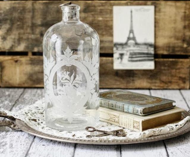 FRASCOS DE BOTICARIO PARA DECORAR