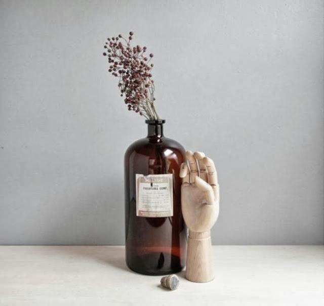 FRASCOS DE BOTICARIO PARA DECORAR