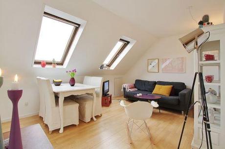 muebles de diseño mini pisos decoración sencilla decoración pequeña buhardilla decoración nórdica decoración muebles básicos decoración mecedora eames vitra decoración estilo femenino decoración diseño espacios pequeños blog estilo nórdico decoración 