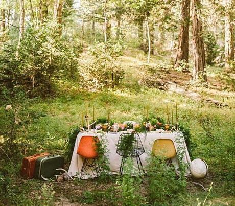 Mesa en el bosque... Mesa de cuento