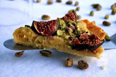 Frangipane con higos y pistachos