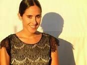 Vestido volantes encaje