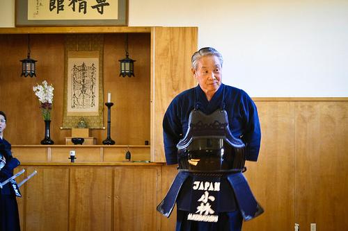 Kobayashi sensei from Japan, kendo picture by vincent liu
