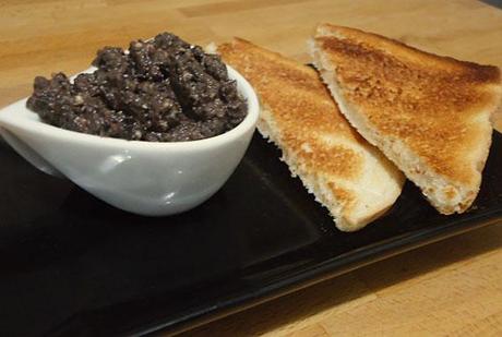 Receta de Paté de Olivas Negras Receta de Paté de Olivas Negras