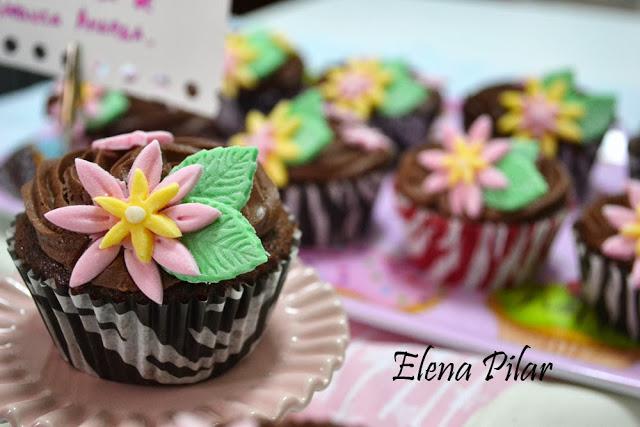 Cupcakes de Chocolate rellenos de Mermelada de Naranja amarga