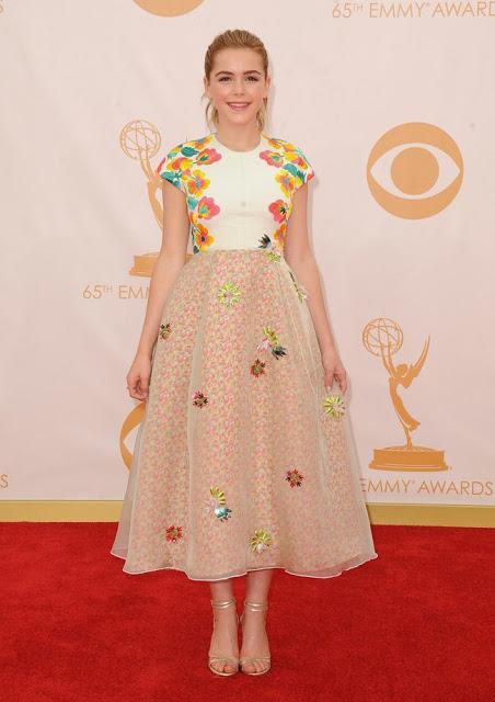 Kiernan Shipka, de DelPozo Emmy 2013