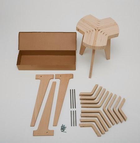 OFFSET STOOL BY GIORGO BISCARO STUDIO