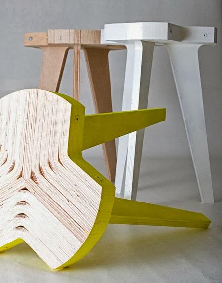 OFFSET STOOL BY GIORGO BISCARO STUDIO