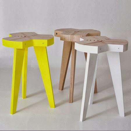 OFFSET STOOL BY GIORGO BISCARO STUDIO