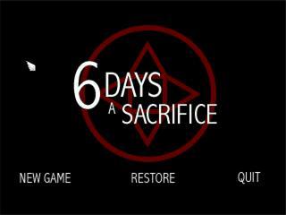 6 Days a Sacrifice 6 Days a Sacrifice