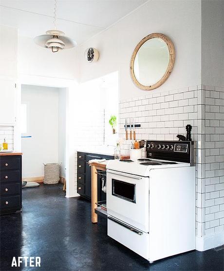 El antes y despues de una cocina