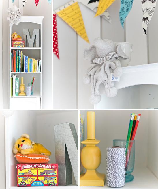 Un dormitorio de bebe a todo color!