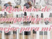 BASICS ¿Qué base maquillaje mejor para