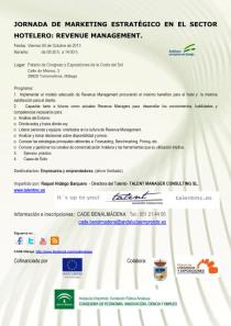 CARTEL JORNADA DE MARKETING ESTRATÉGICO EN EL SECTOR HOTELERO_ REVENUE MANAGEMENT