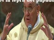 papa Francisco: corte vaticana lepra papado