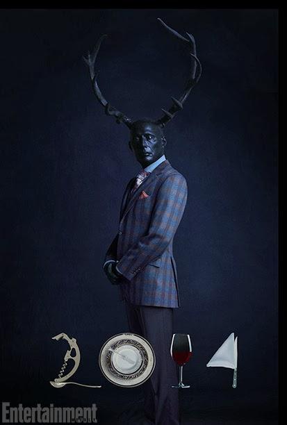 El monstruo al descubierto en el póster de la 2ª temporada de 'Hannibal'