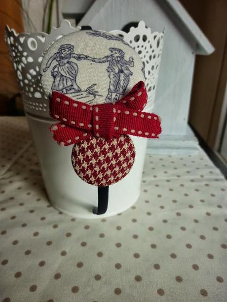 DIADEMA EN TOILE DE JOUY