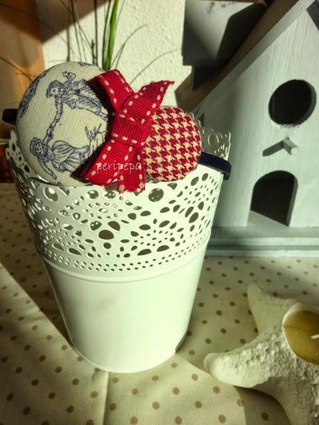 DIADEMA EN TOILE DE JOUY