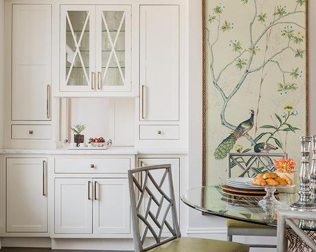 Office estilo ecléctico y detalle chinoiserie Office estilo ecléctico y detalle chinoiserie