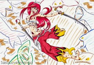 Erza Scarlet, la fuerza sagaz del anime Fairy Tail