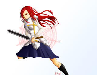 Erza Scarlet, la fuerza sagaz del anime Fairy Tail