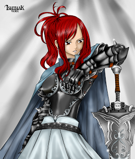 Erza Scarlet, la fuerza sagaz del anime Fairy Tail