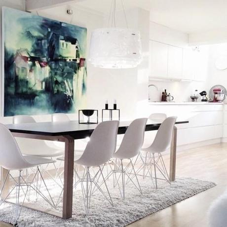 Puro estilo nórdico en Noruega puro estilo nórdico muebles de ikea y de diseño diseño danés nórdico decoración en blanco decoración diseño interiores nórdico cocinas modernas blancas nórdicas blog decoración nórdica blog decoración diseño interiores