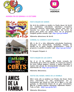 Agenda Barcelona Colours Octubre