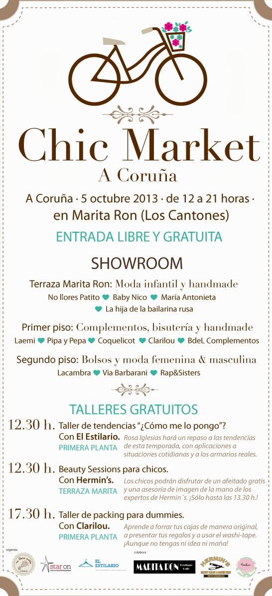 Chic Market A Coruña: Nos vemos el 5 de octubre
