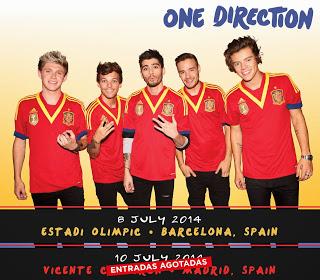 One Direction llenan el Estadio Vicente Calderón de Madrid