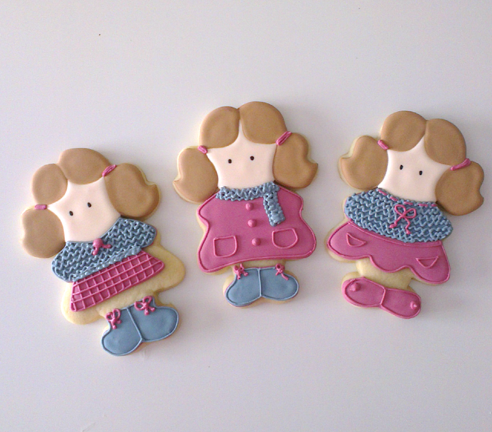 ♥ Galletas decoradas: Las niñas guardan su ropa de verano!