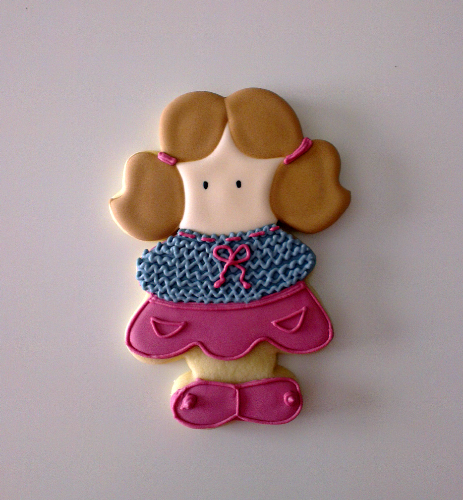 ♥ Galletas decoradas: Las niñas guardan su ropa de verano!