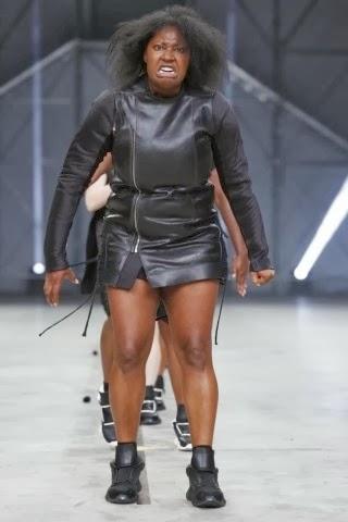 La locura de Rick Owens/ París primavera verano 2014.