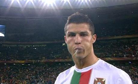 Ronaldo spit
