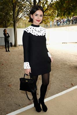 Los looks de Miroslava Duma durante las semana de la moda Primavera 2014