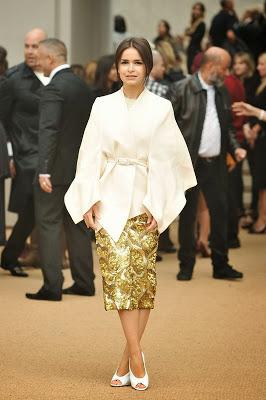 Los looks de Miroslava Duma durante las semana de la moda Primavera 2014