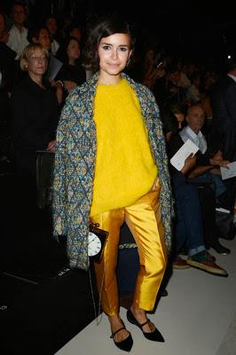 Los looks de Miroslava Duma durante las semana de la moda Primavera 2014