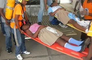 Desmayo de estudiantes en escuela SPM.