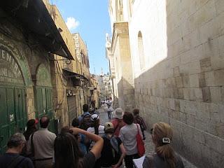 Vía crucis en Jerusalén