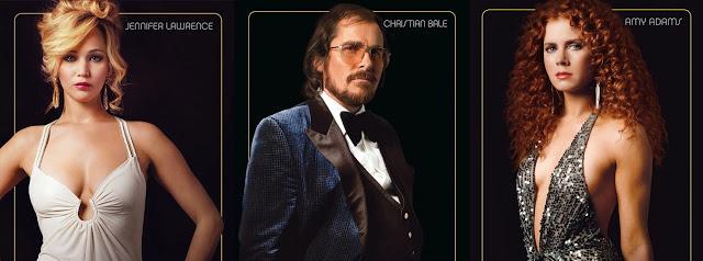 Los carteles de personajes de 'American Hustle'