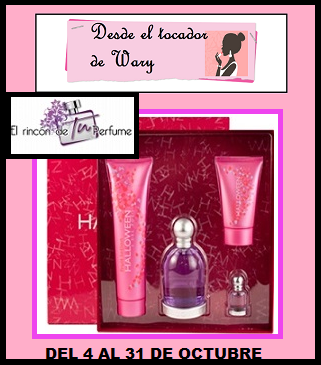 SORTEO PERFUME HALLOWEEN (LOTE 4 PIEZAS): CON EL RINCON DE TU PERFUME