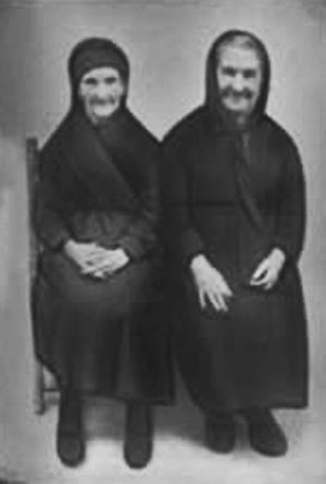 Catalina y Concepción Rodríguez, años 30