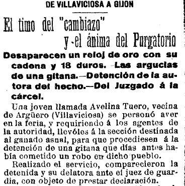 La gitana Basilia. Año 1914