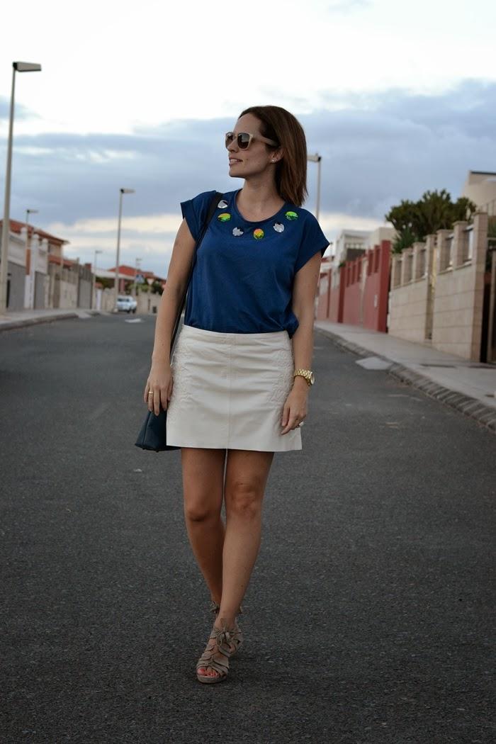 Zara Leather Skirt