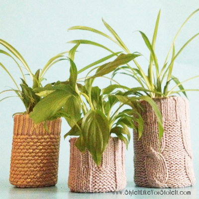 DIY... cómo decorar macetas